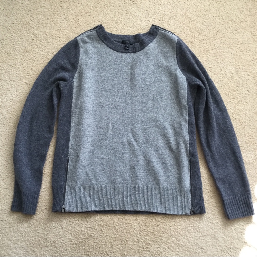 J crew gray sweater